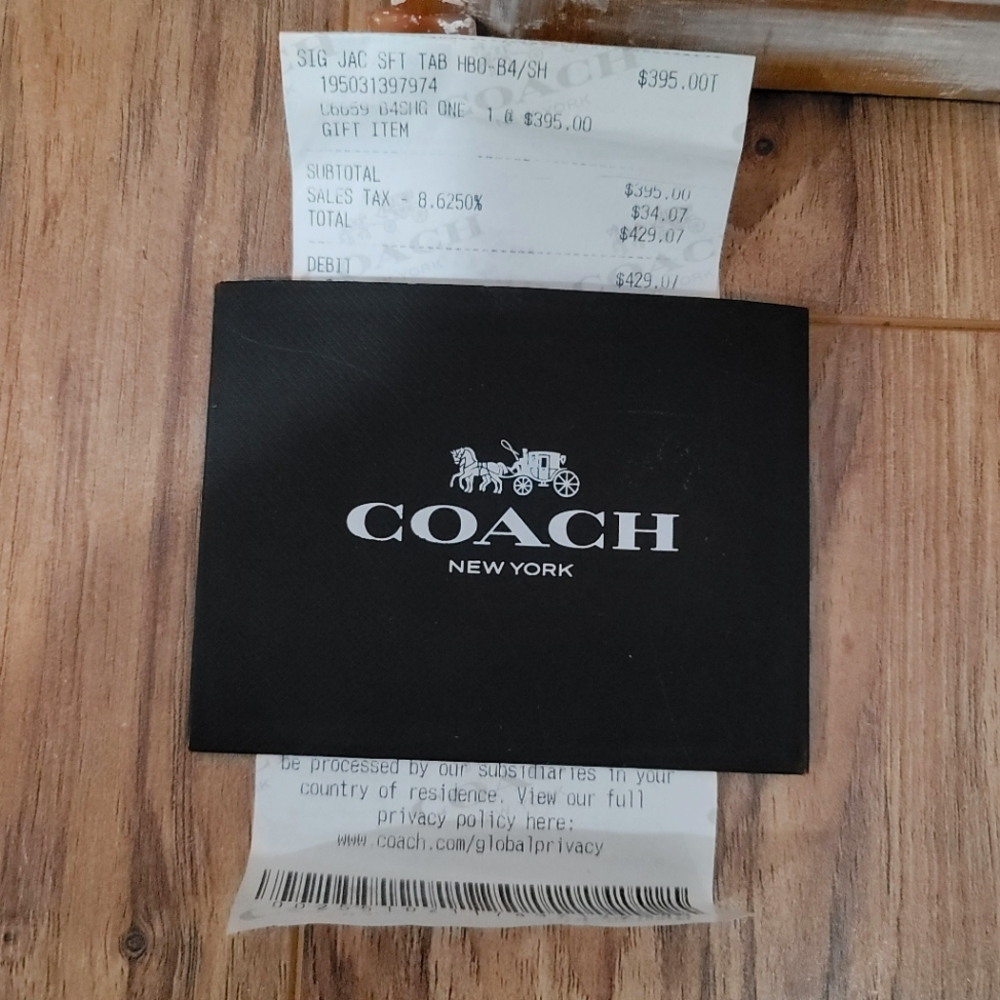 NWT Authentic COACH Jaquard Tabby Hobo - Picture 14 of 14